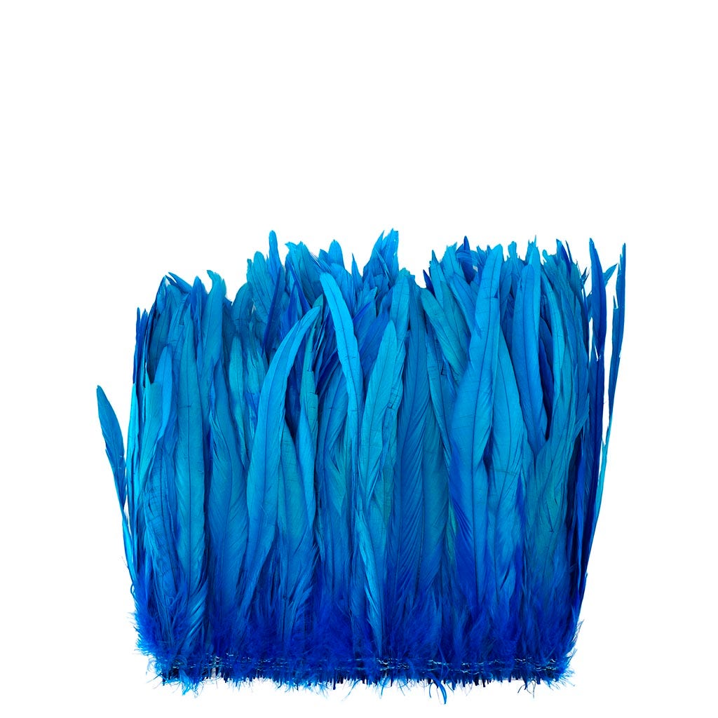 Rooster Coque Tails-Bleach-Dyed - Dark Turquoise - Feathers