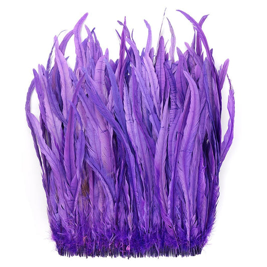 Rooster Coque Tails-Bleach-Dyed - Fl Lilac - Feathers