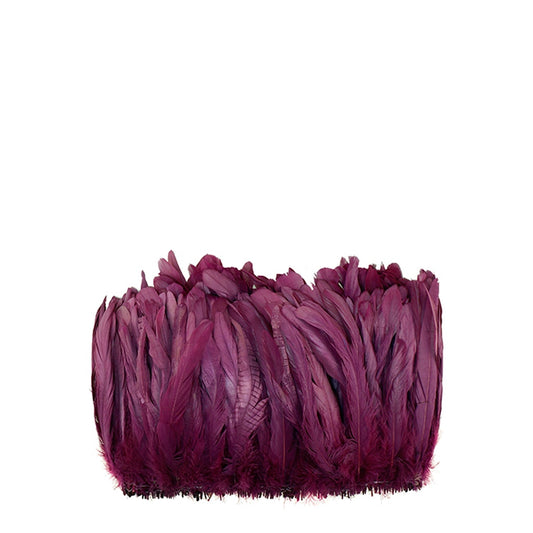 Rooster Coque Tails-Bleach-Dyed - Purple - Feathers