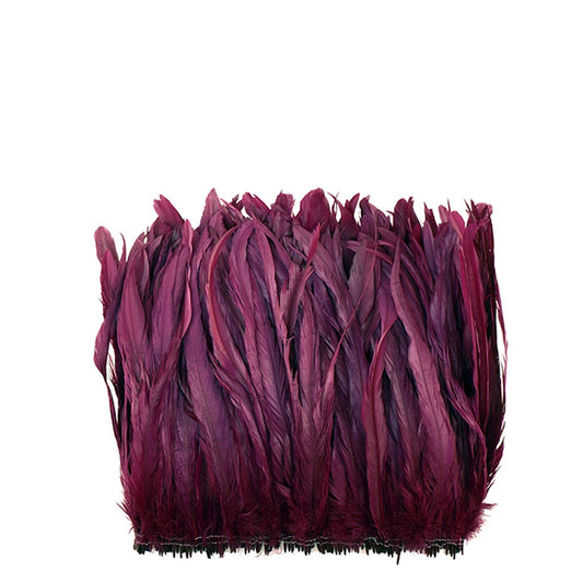 Rooster Coque Tails-Bleach-Dyed - Purple - Feathers