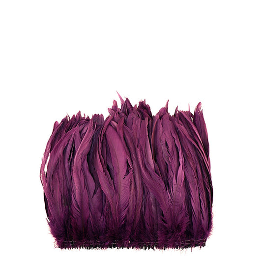 Rooster Coque Tails-Bleach-Dyed - Purple - Feathers