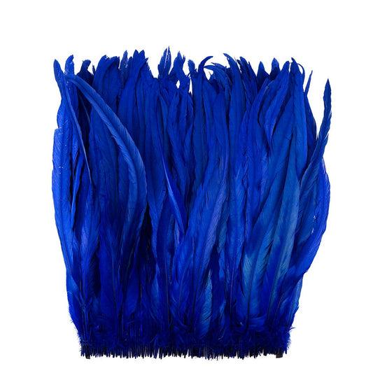 Rooster Coque Tails-Bleach-Dyed - Royal - Feathers