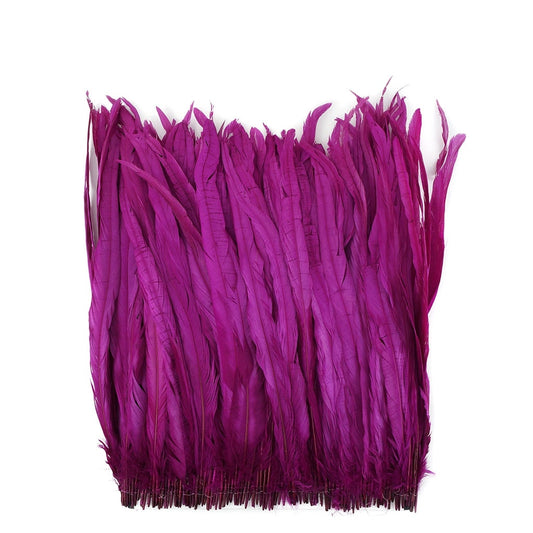 Rooster Coque Tails-Bleach-Dyed - Very Berry - Feathers