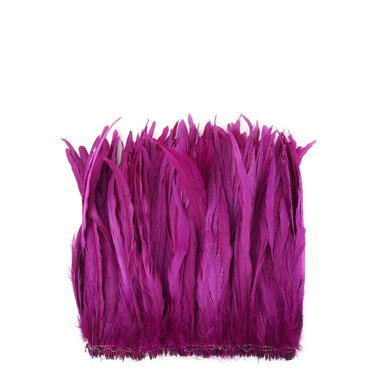 Rooster Coque Tails-Bleach-Dyed - Very Berry - Feathers