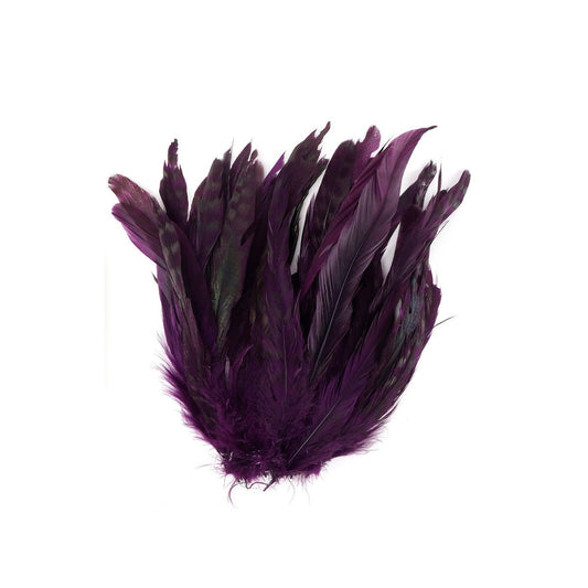 Rooster Coque Tails-Chinchilla Purple - Feathers