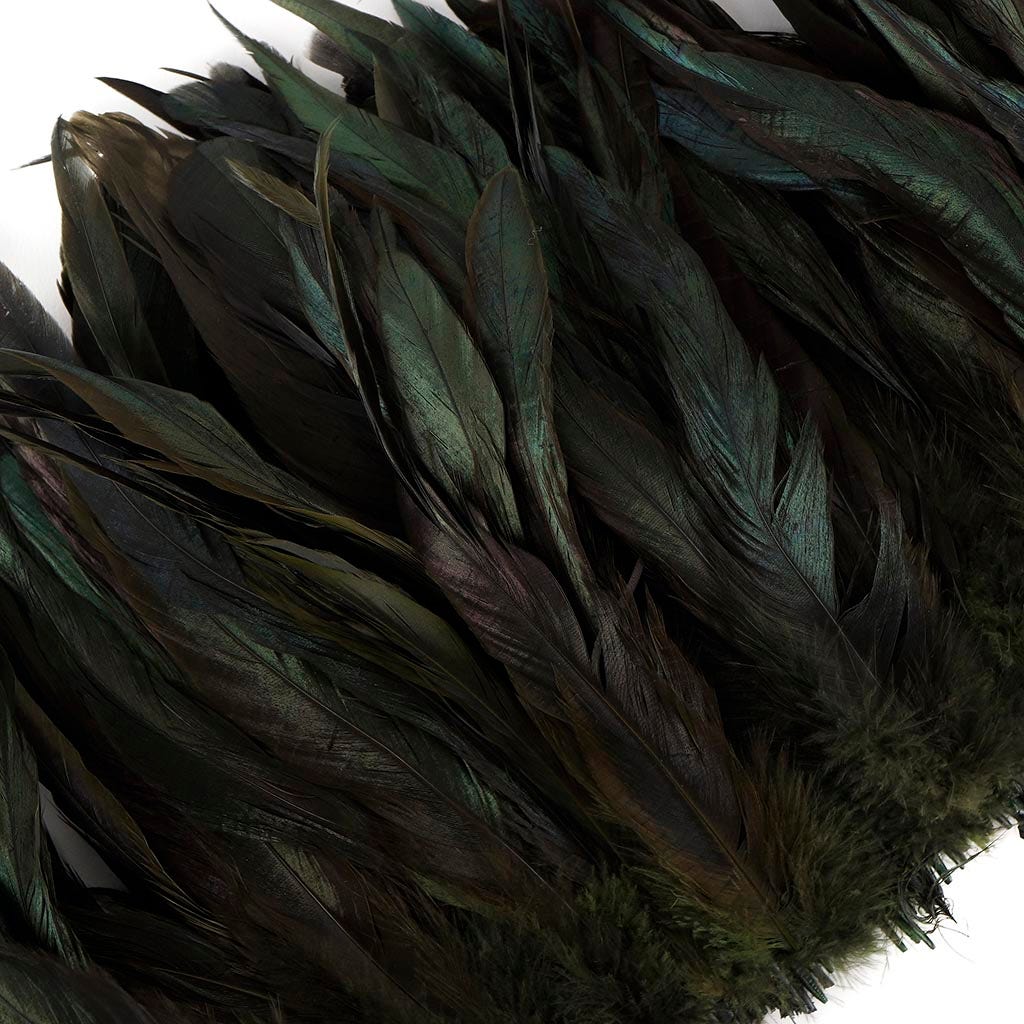 Rooster Coque Tails-Dyed 1YD - Moss - Feathers