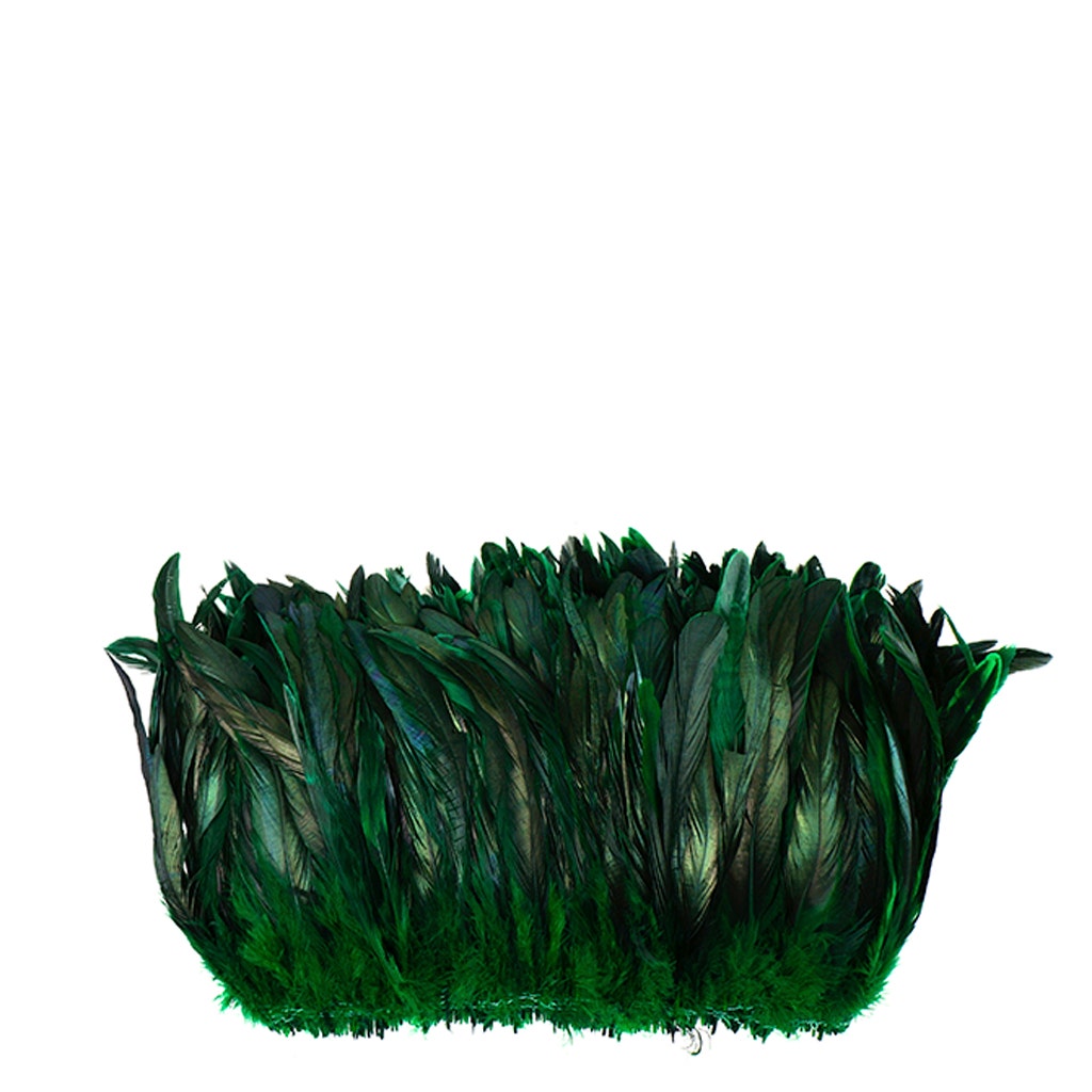 Rooster Coque Tails-Dyed - Kelly - Feathers