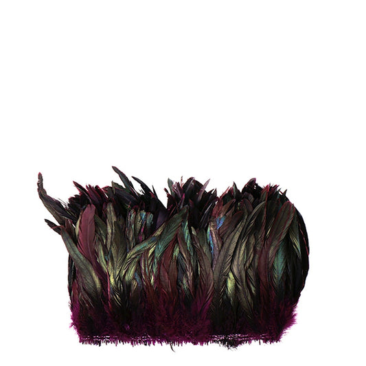 Rooster Coque Tails-Dyed - Purple - Feathers