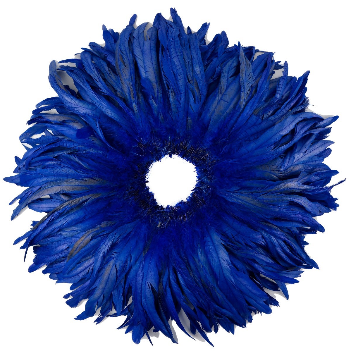 ROOSTER COQUE TAILS FEATHERS BLEACH DYED 7-10” - 1/2 Yard (18’’) Royal - Feathers