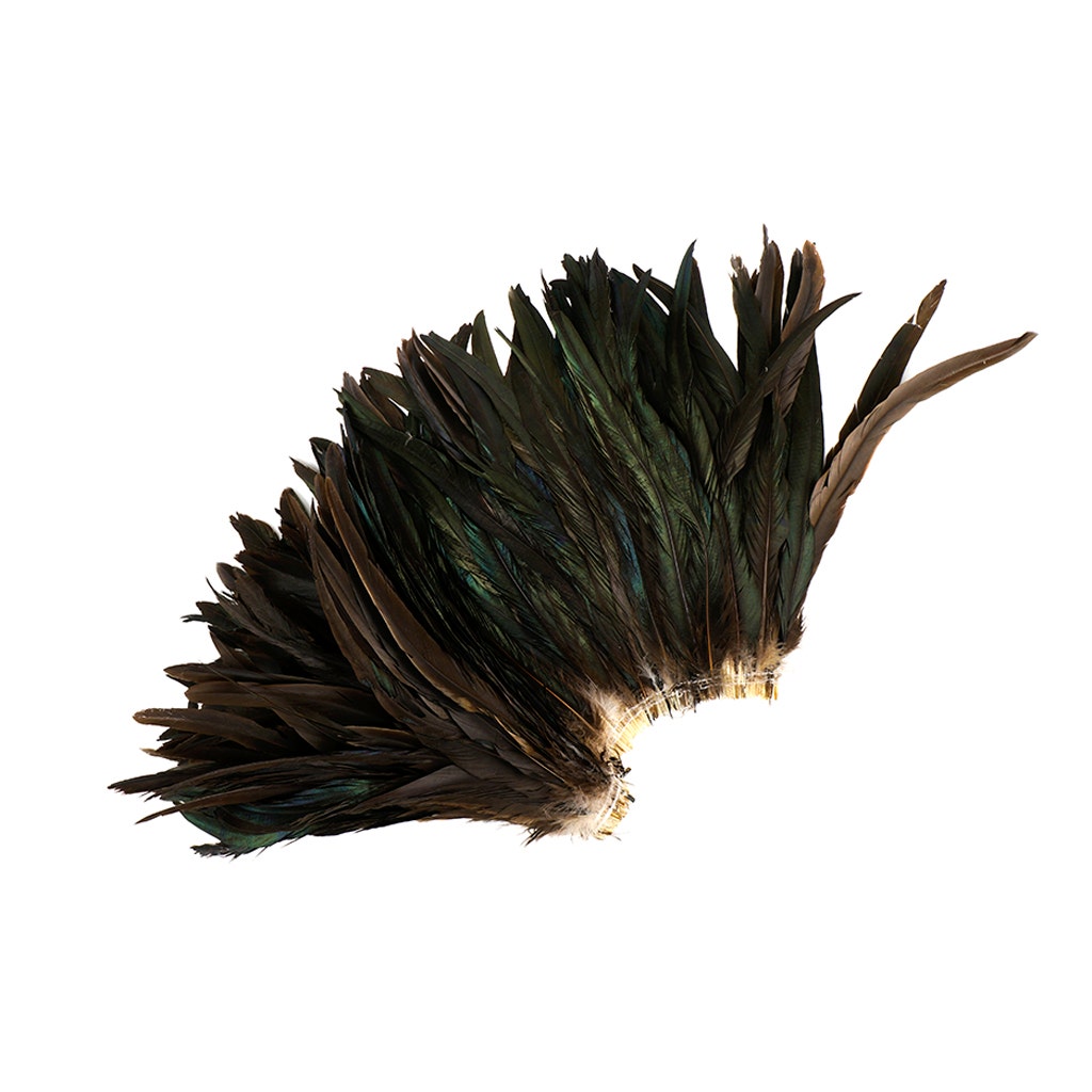 Rooster Coque Tails Feathers Bronze Natural 11-14’’ [1/4 LB Bulk] - Feathers