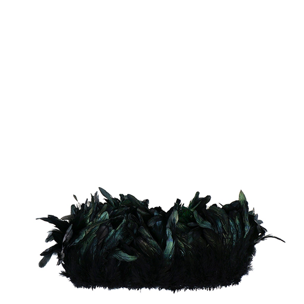 Rooster Coque Tails Feathers Dyed Over Half Bronze 3-6’’ [1/4 LB Bulk] - Feathers