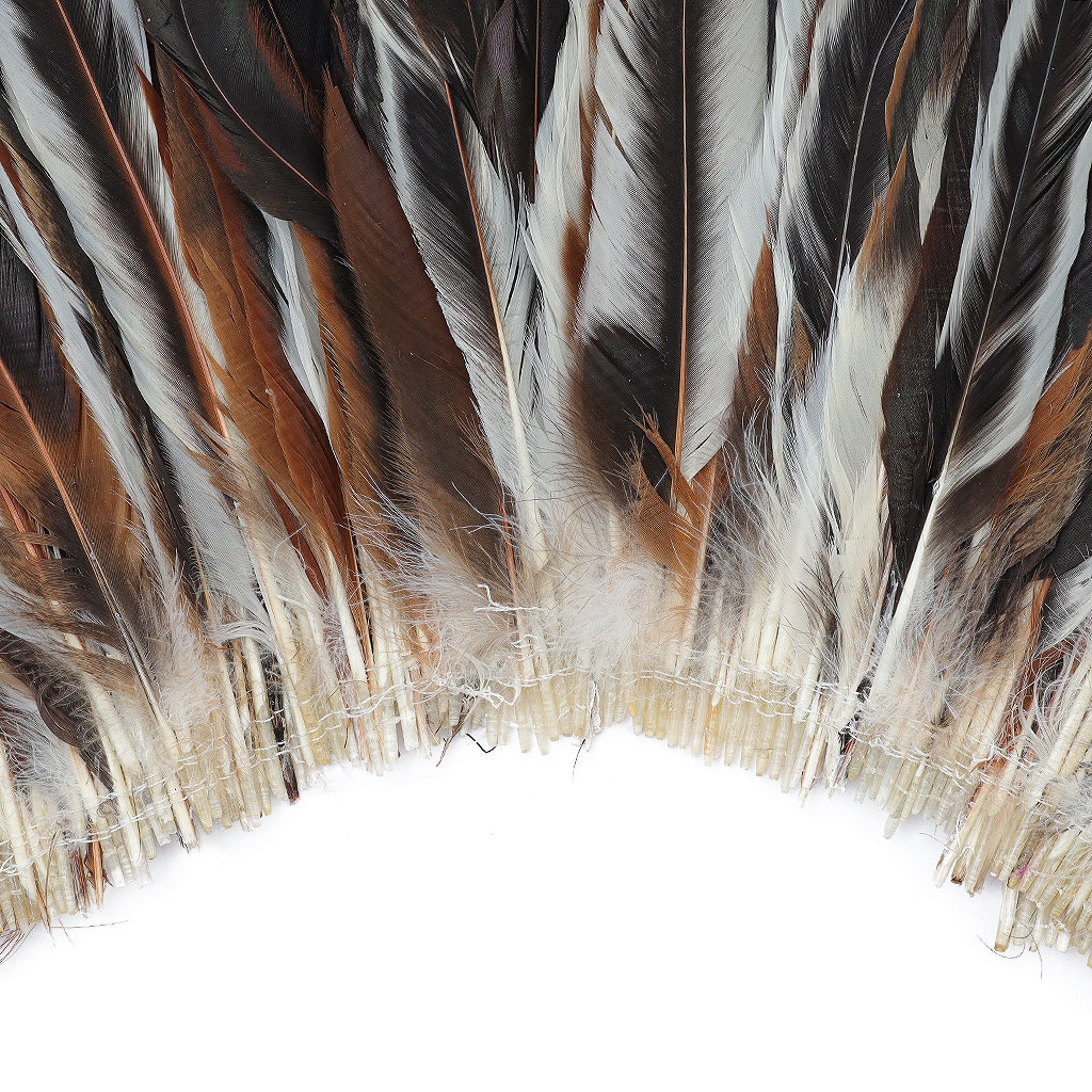 Rooster Coque Tails Feathers Half Bronze Natural 15-18’’ [1/4 LB Bulk] - Feathers