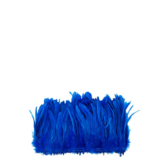 Rooster Coque Tails White-Dyed - Dark Turquoise - Feathers