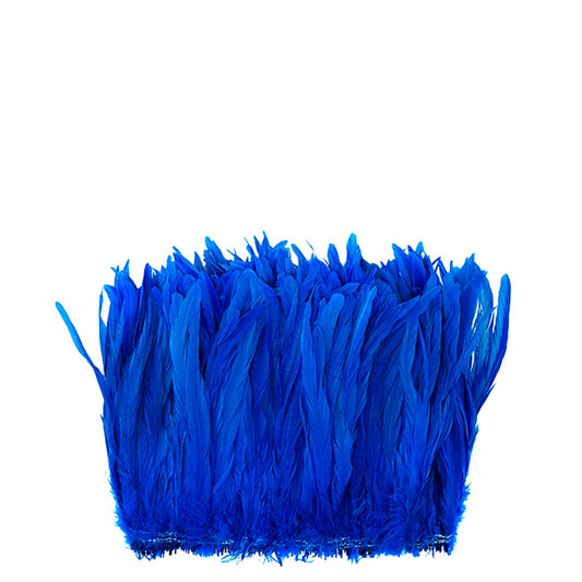 Rooster Coque Tails White-Dyed - Dark Turquoise - Feathers