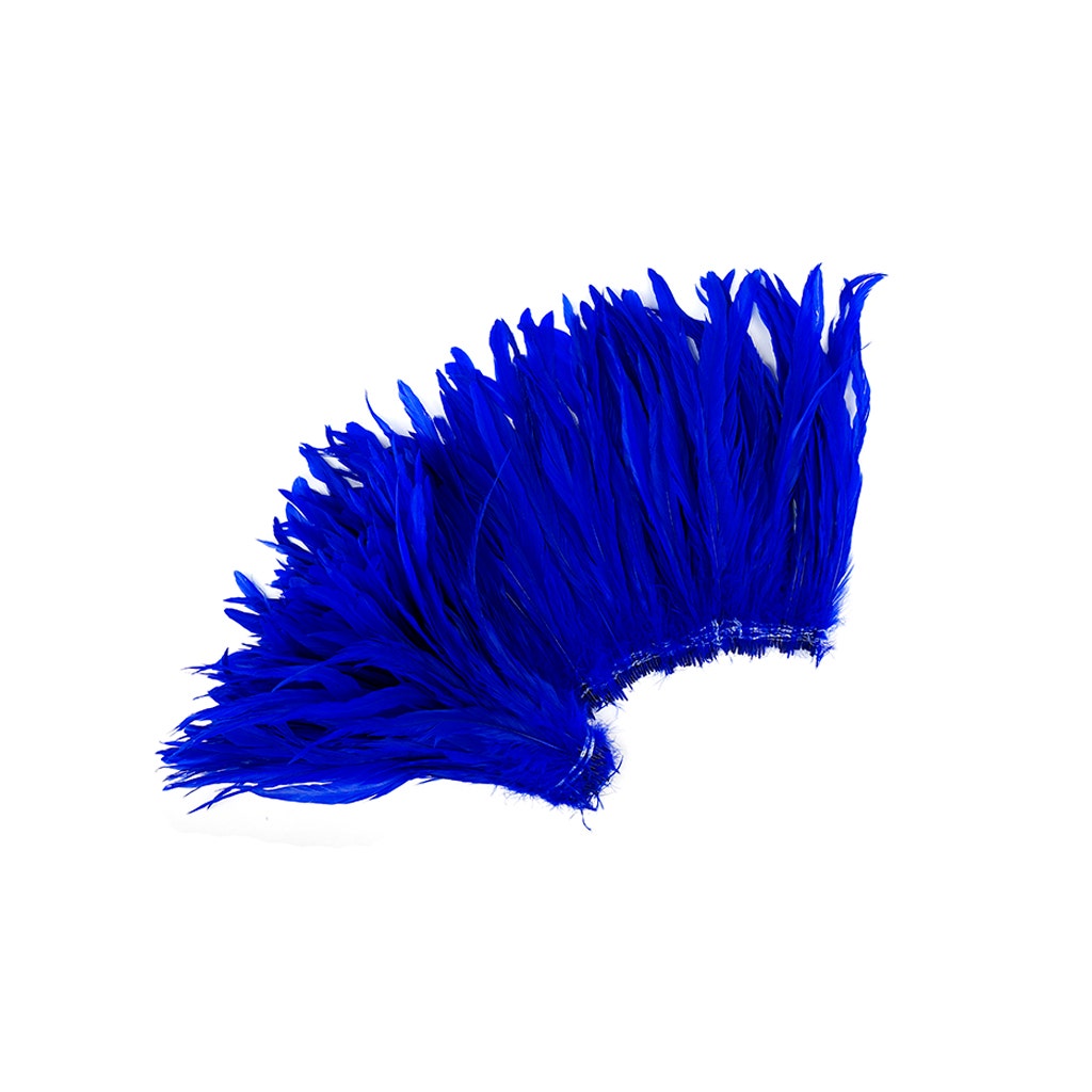 Rooster Coque Tails White-Dyed - Royal - Feathers