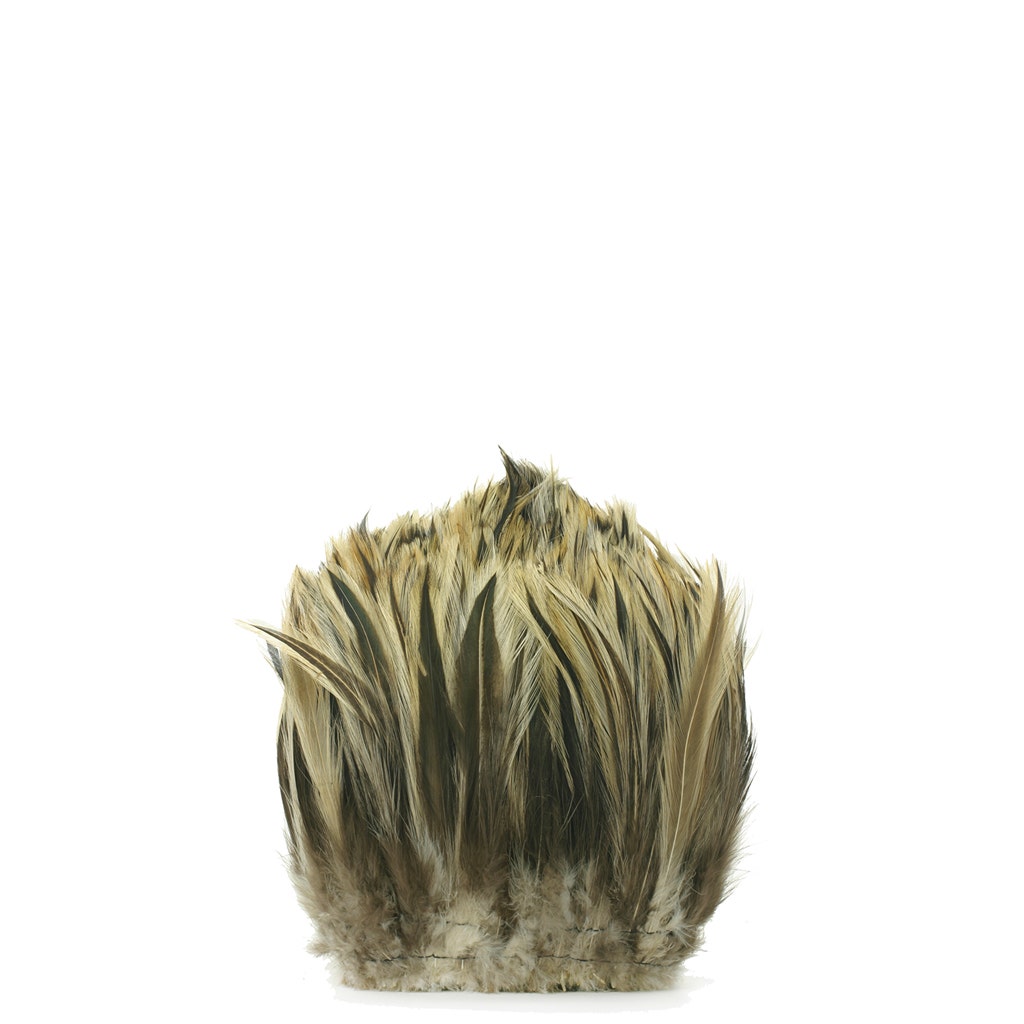 Rooster Hackle-Badger - Natural - Feathers