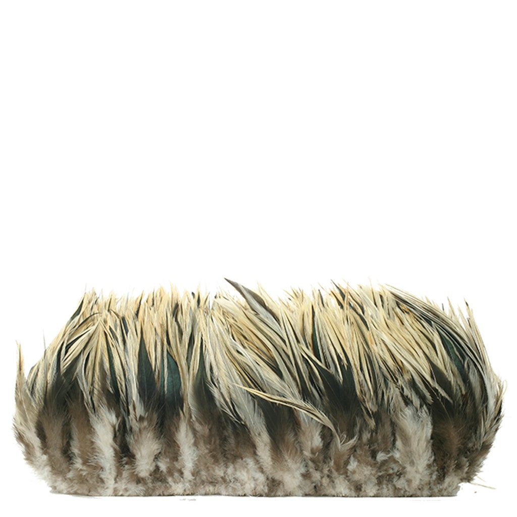 Rooster Saddle-Badger - Natural-6-8’’ - Feathers