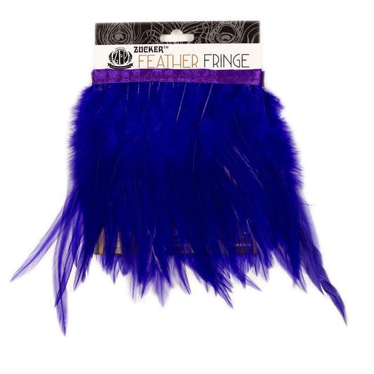 Rooster Saddle Fringe on Bias 6-8’’ x 1 YD-Regal - Feathers