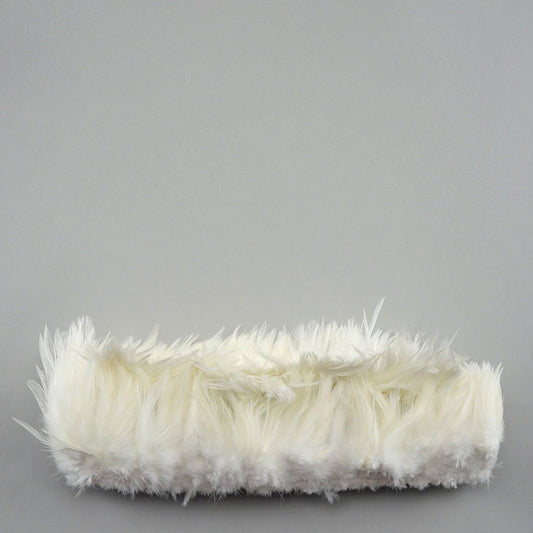 Rooster Saddles-White-Dyed - White - Feathers