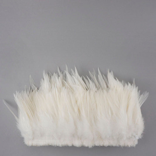 Rooster Saddles-White-Dyed - White - Feathers