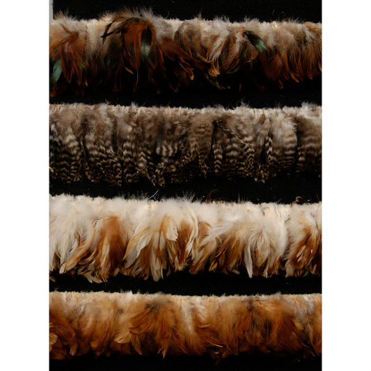 Rooster Schlappen - Assorted - 4 - 6’’ - Feathers