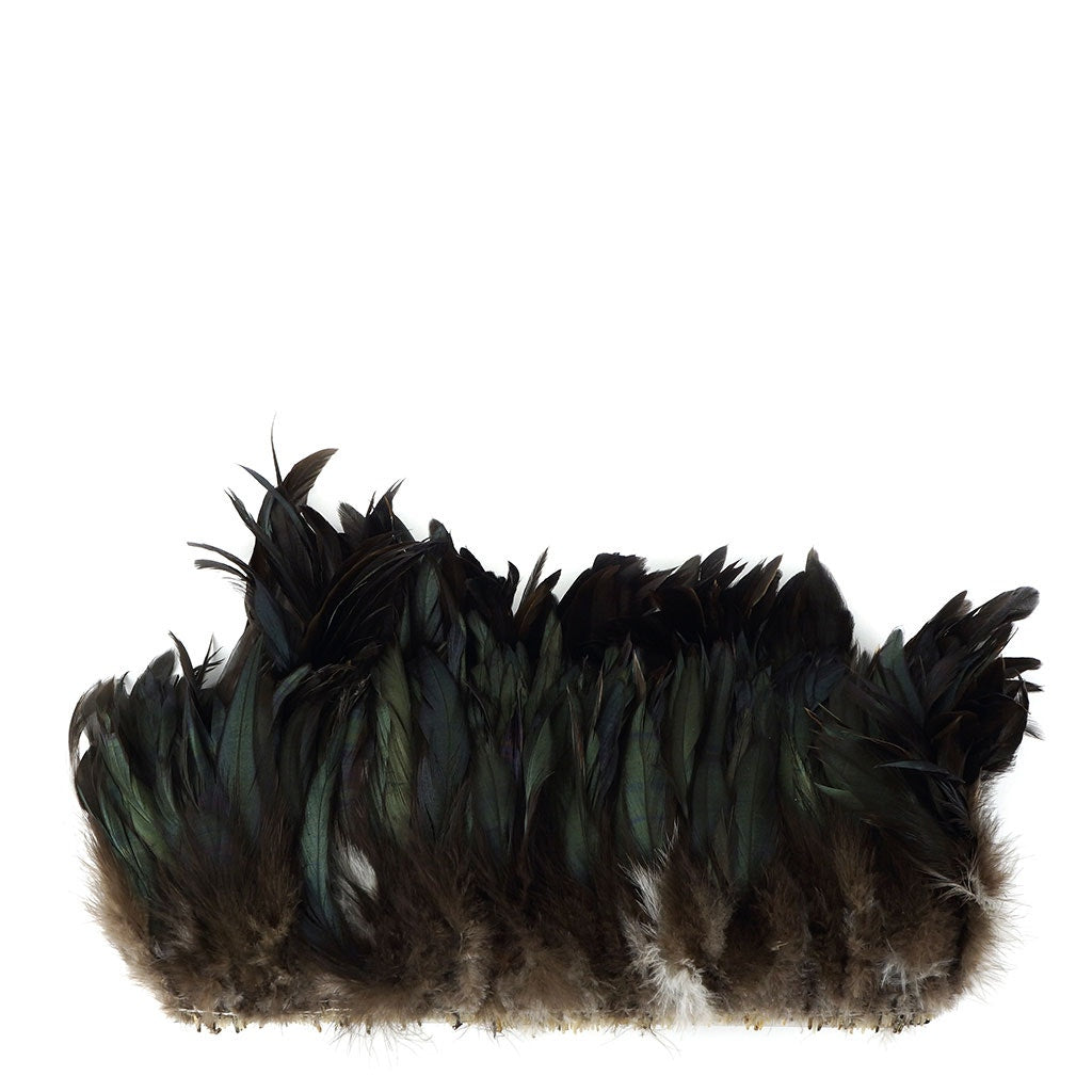 Rooster Schlappen-Bronze - Natural-6-8’’ - Feathers