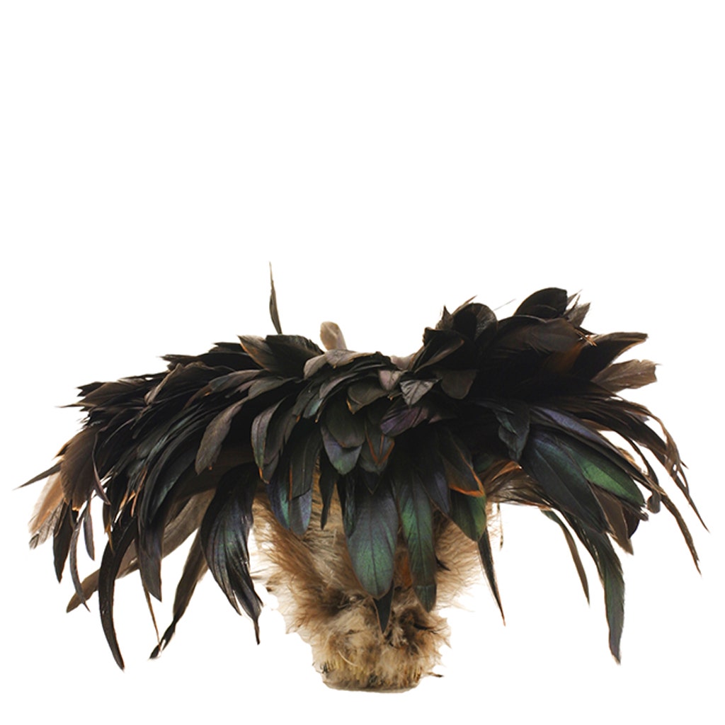 Rooster Schlappen-Bronze - Natural-8-10’’ - Feathers