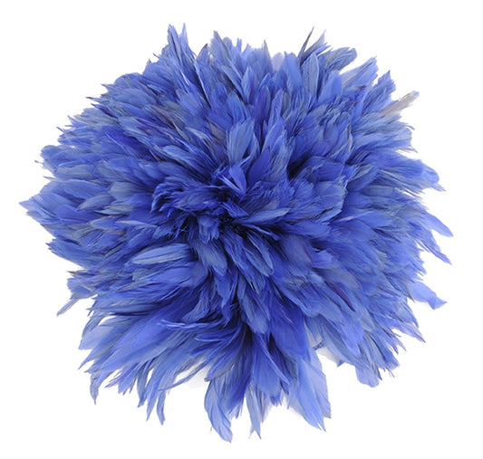 Rooster Schlappen-Dyed Ginger 1YD - Indigo - Feathers