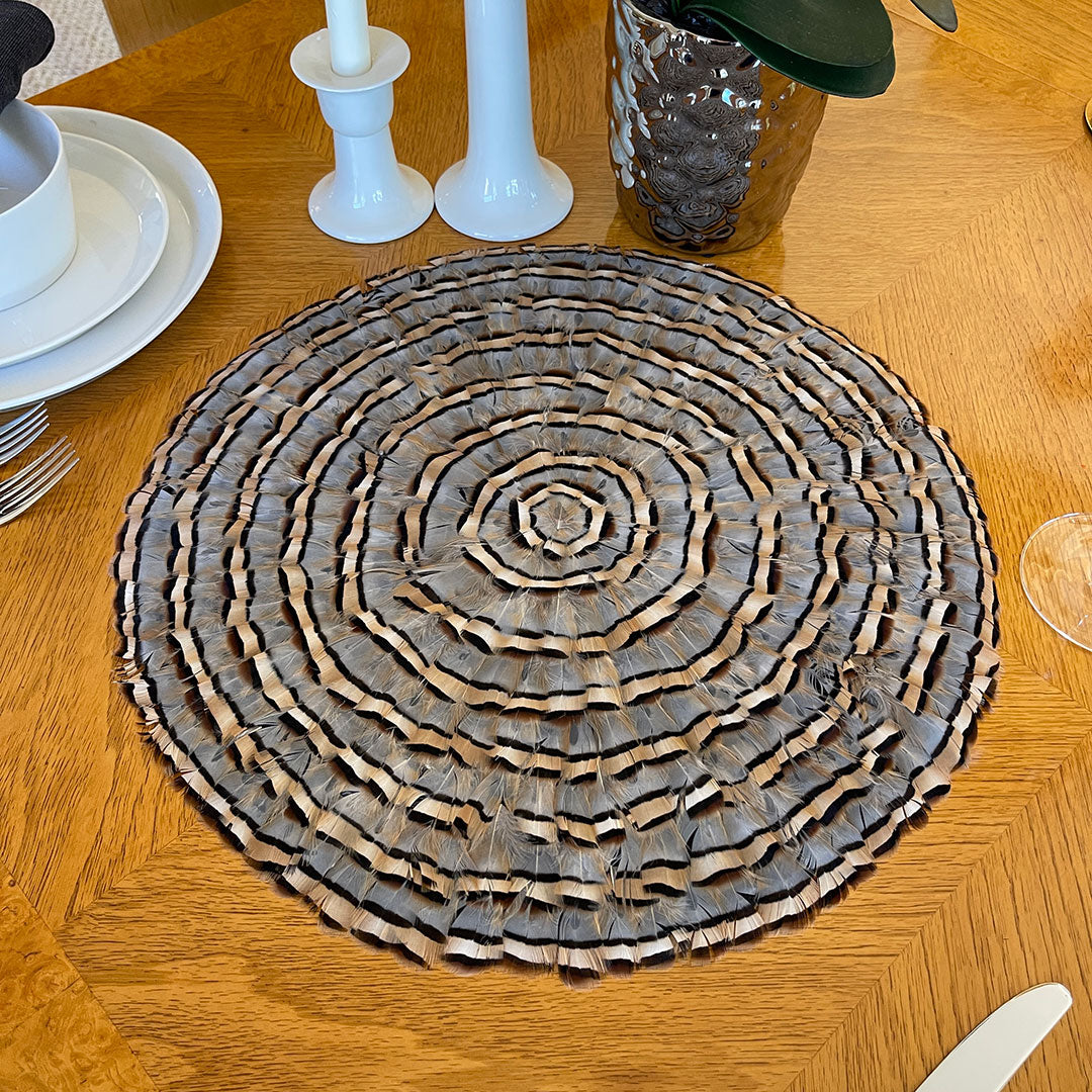 Partridge Plumage Feather Placemat