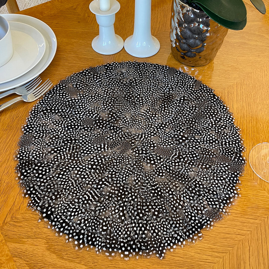 Guinea Plumage Feather Placemat