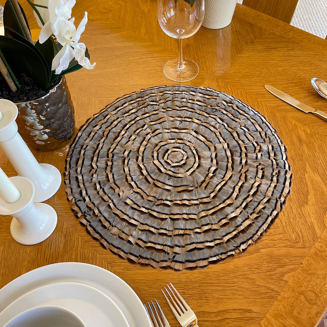 Partridge Plumage Feather Placemat
