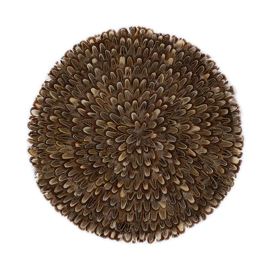 Almond Pheasant Feather Placemat