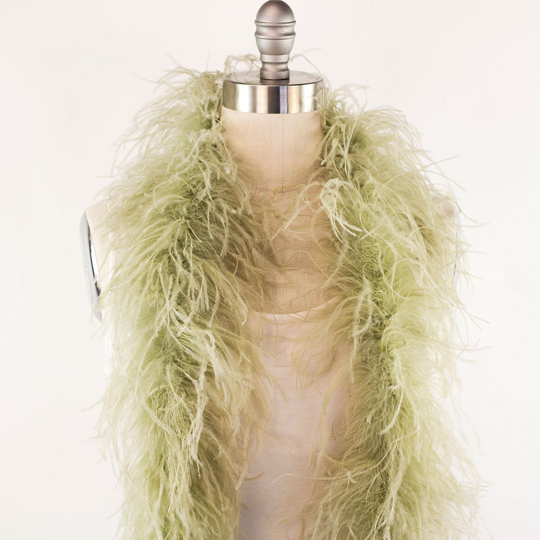 Sage Green 2 Ply Ostrich Feather Boa