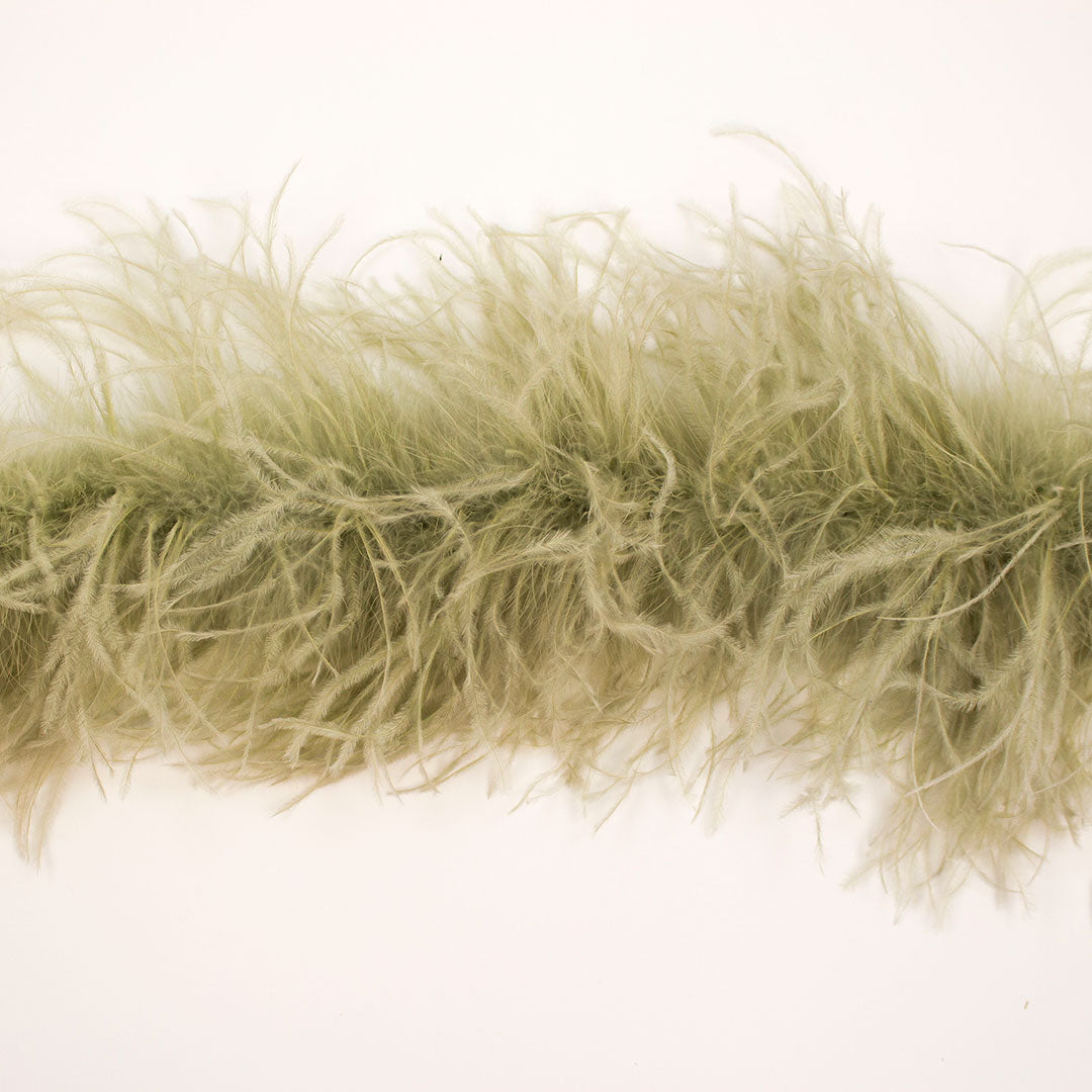 Sage Green 2 Ply Ostrich Feather Boa