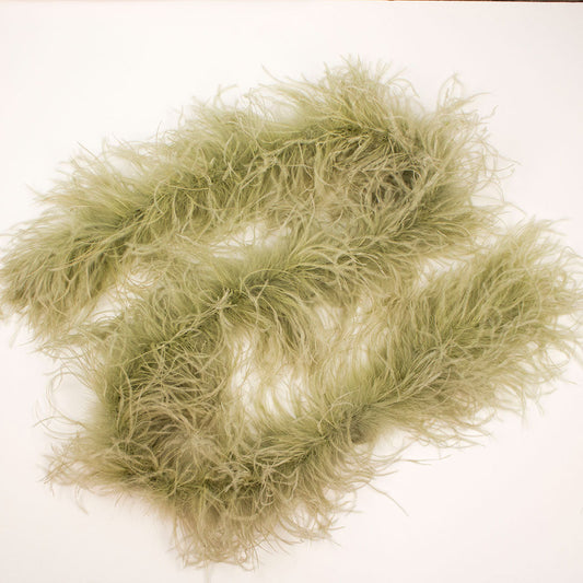 Sage Green 2 Ply Ostrich Feather Boa