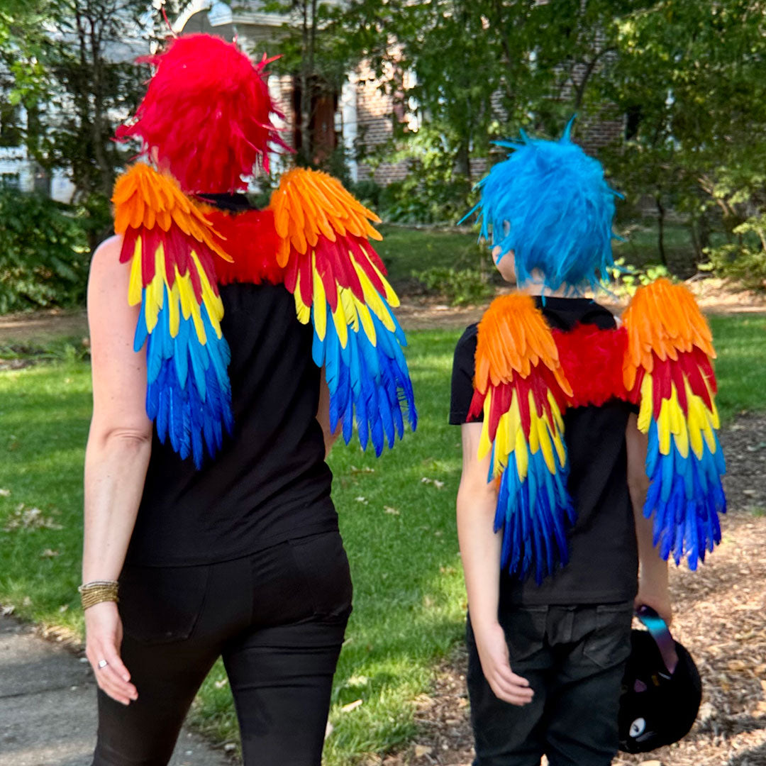 Scarlet Macaw Costume Feather Wings - Feather Wings