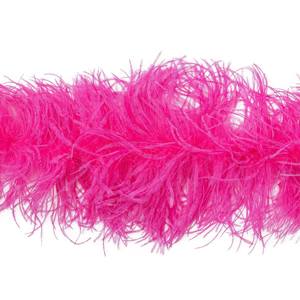 Shocking Hot Pink 3 Ply Ostrich Feather Boa - Ostrich Boa