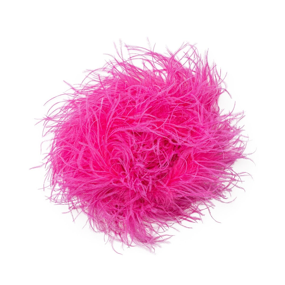 Shocking Hot Pink 3 Ply Ostrich Feather Boa - Ostrich Boa