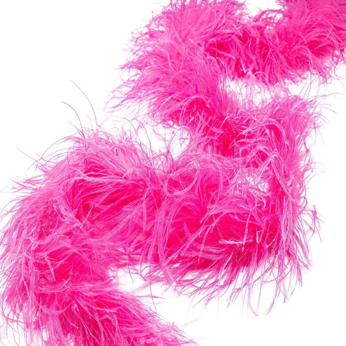 Shocking Hot Pink 3 Ply Ostrich Feather Boa - Ostrich Boa