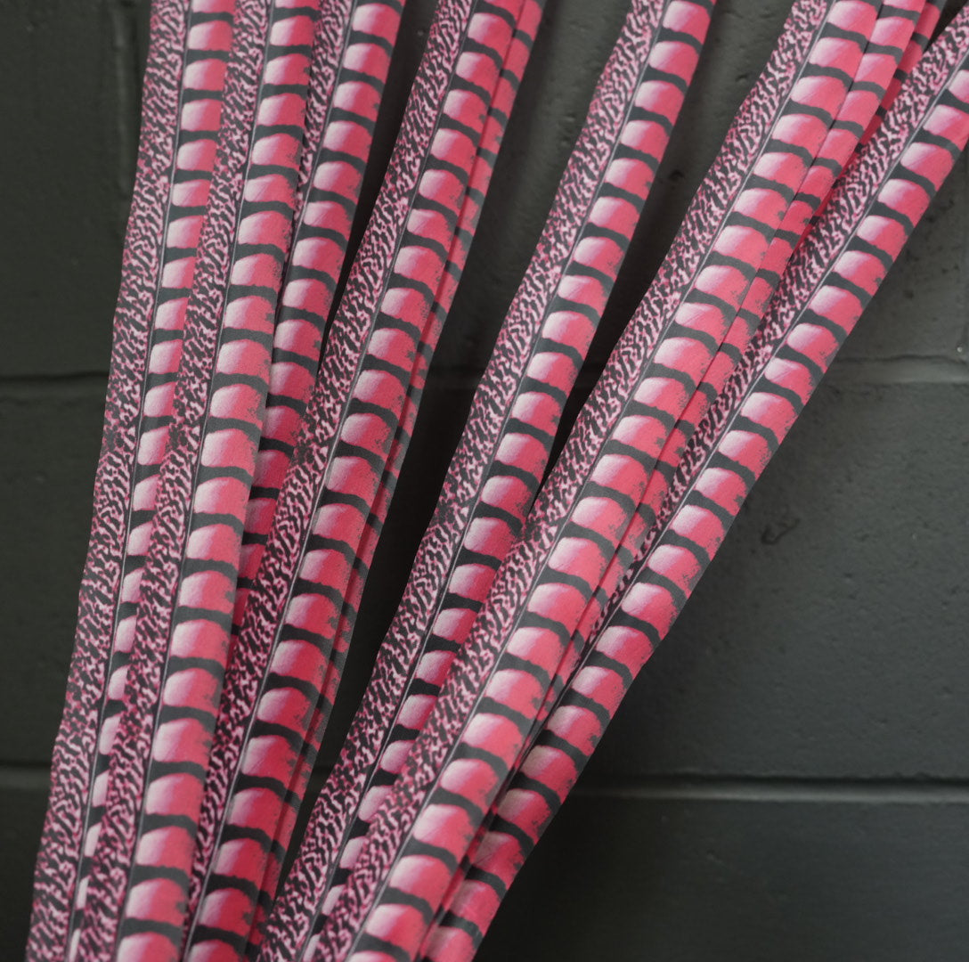 Shocking Pink Faux Lady Amherst Feathers 1 pc