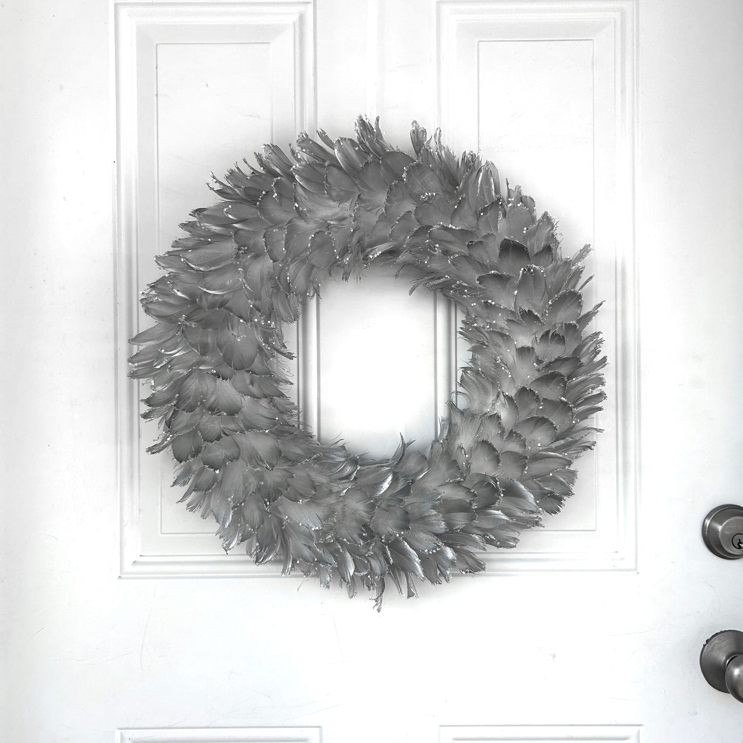 Silver Christmas Wreath