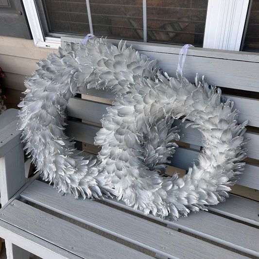 Silver Christmas Wreath