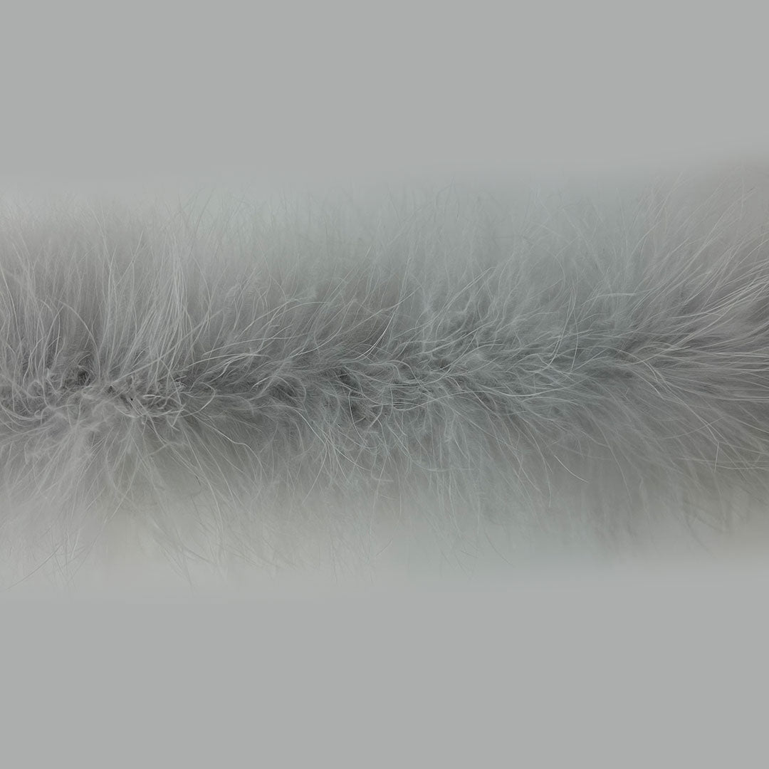 Full Marabou Feather Boa - Silver