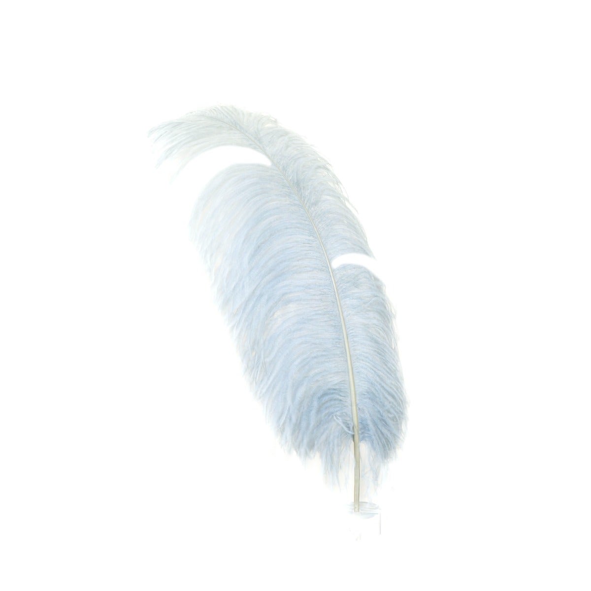 Bulk Ostrich Feathers-Damaged Femina - Silver