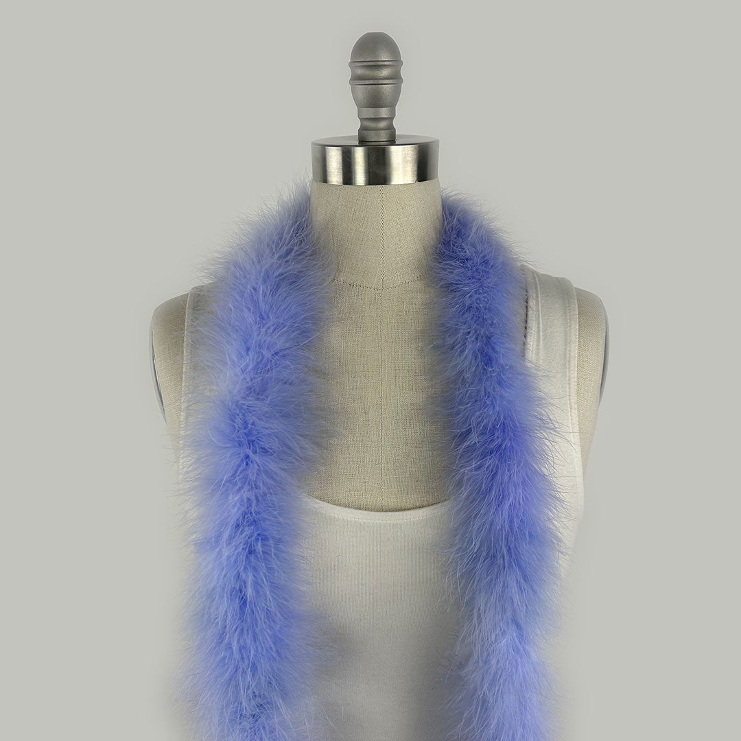 Full Marabou Feather Boa - Sky