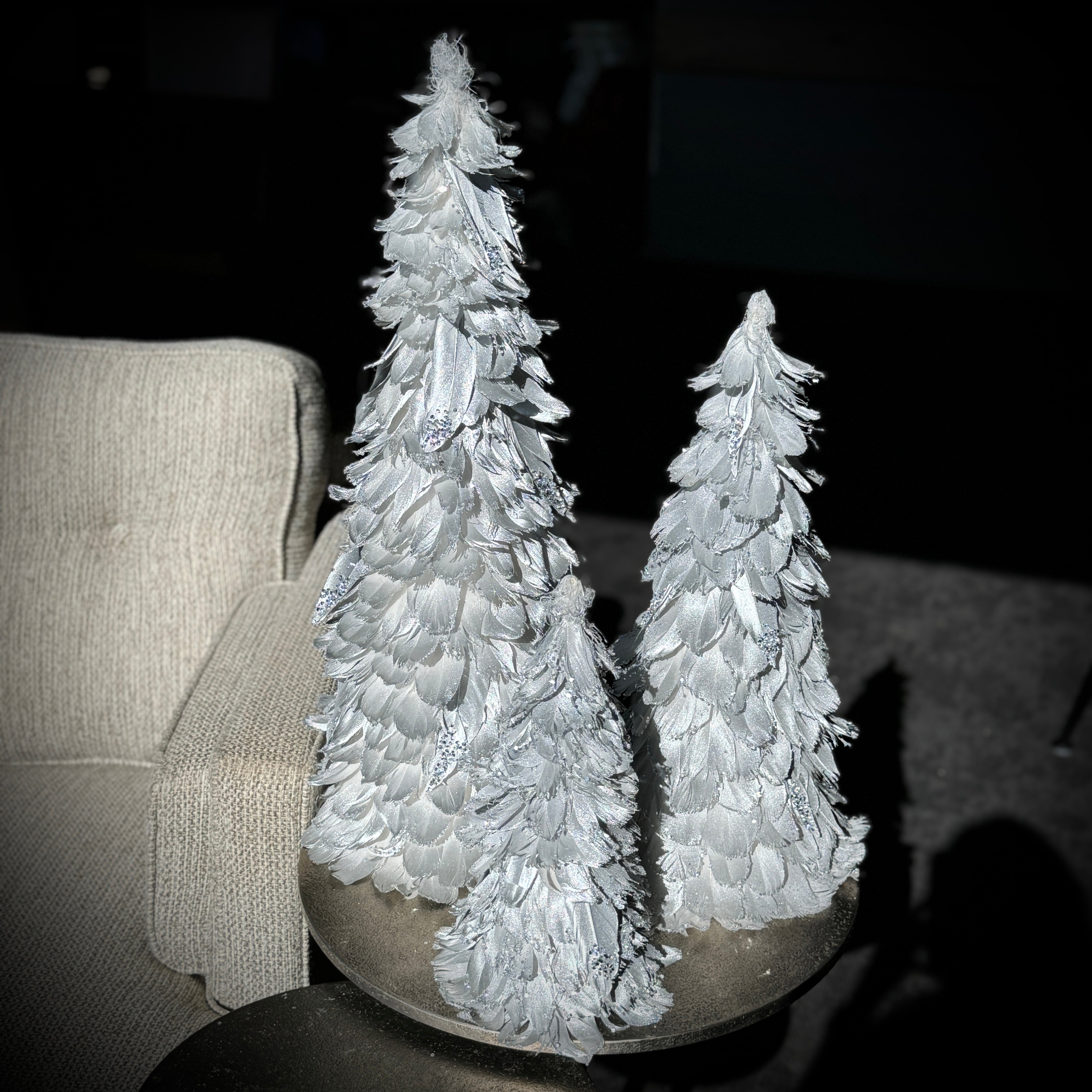 Silver Christmas Tree | Small Christmas Tree for Tabletop – Zucker ...