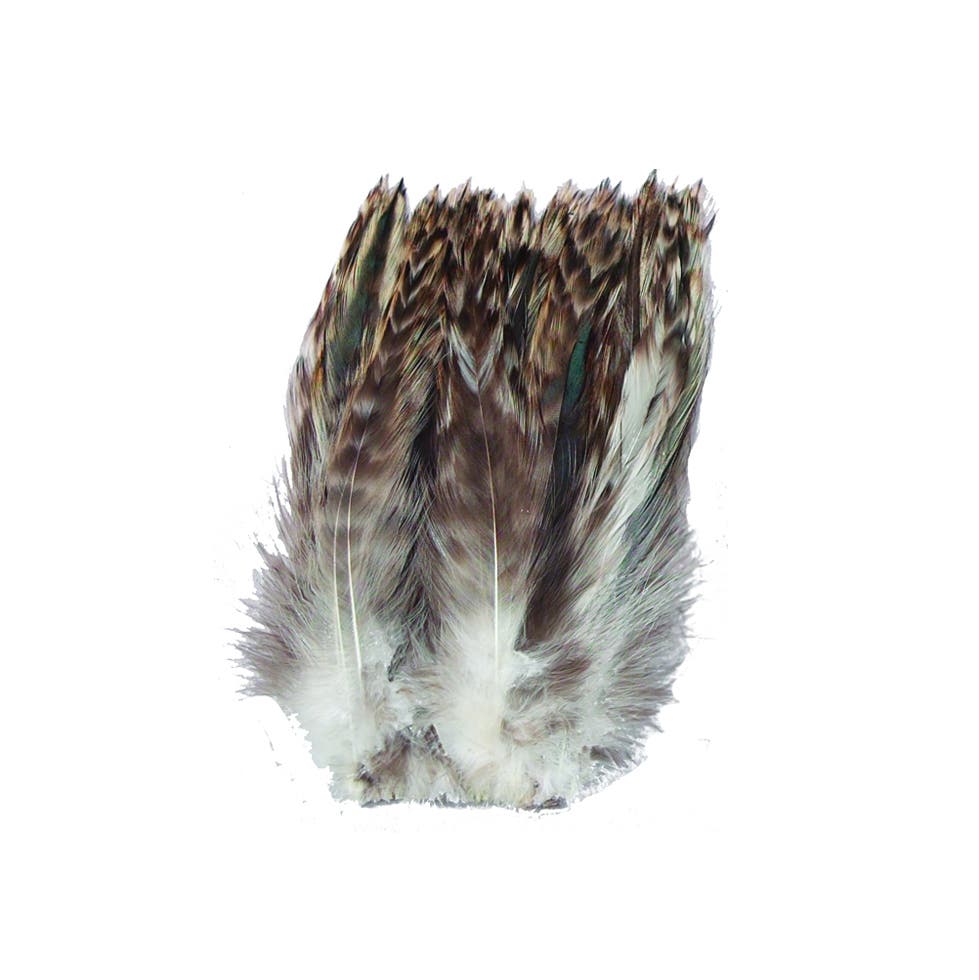 Strung Grey Chinchilla Hackle - Natural - Feathers