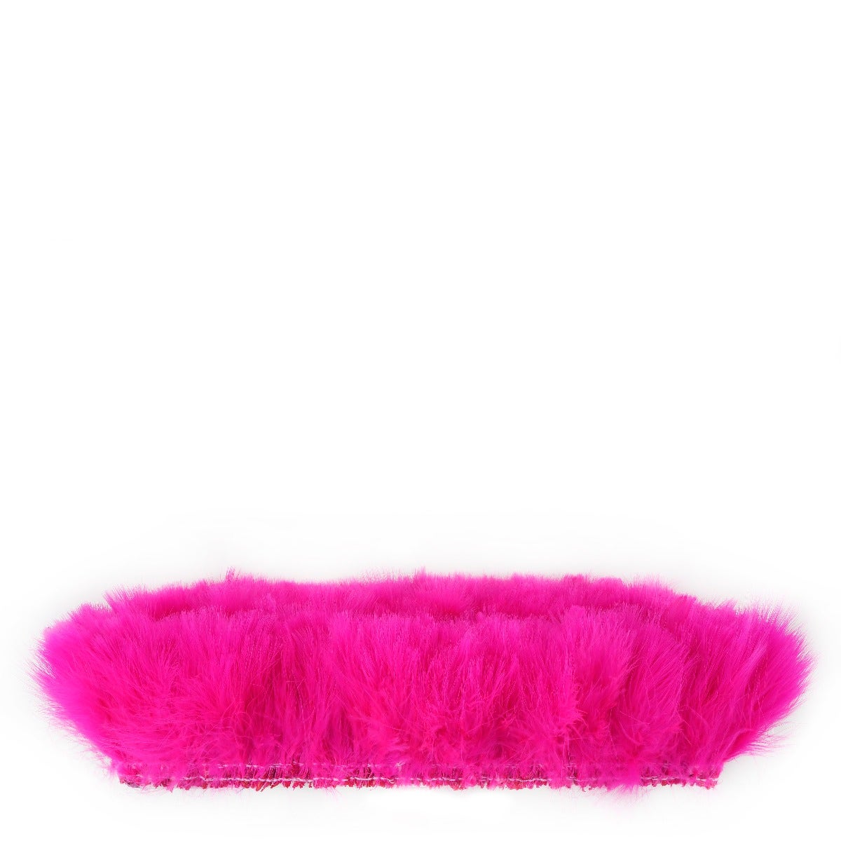 STRUNG TURKEY MARABOU BLOOD QUILL FEATHERS 3-4’’ - SHOCKING PINK - Feathers