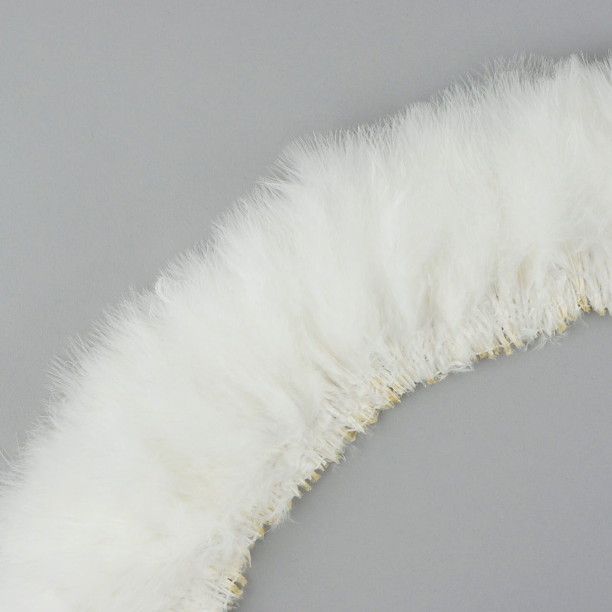 STRUNG TURKEY MARABOU BLOOD QUILL FEATHERS 3-4’’ - WHITE - Feathers