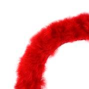 STRUNG TURKEY MARABOU BLOOD QUILL FEATHERS 4-5’’ - RED - Feathers